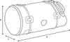 OXFORD Ausrüstungstasche OL482 56cm 32cm 50l Produktbild-Vorschau 4