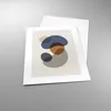 Poster - Poster ohne Rahmen - Boho Flecken abstrakt - 30x40 Produktbild-Vorschau 3