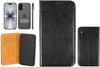 Smartphone Tasche - für iPhone 17 - REAL LEATHER schwarz Produktbild-Vorschau 2