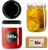 A collection of glass jars and a cardboard box, likely for sale. Anteprima dell’immagine prodotto
