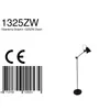 Anne Lighting - lampadaire - Dolphin - noir - métal - Ø Voir les images du produit 7