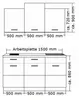 Küche Eiche Artisan Weiß 150 cm Küchenzeile Hochglanz Produktbild-Vorschau 2