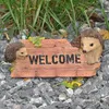 Gartenfigur Dekofigur Igel Willkommen Produktbild-Vorschau 1