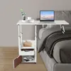 Überbett-Tisch - Rollbarer Bett-Tisch - Höhenverstellbar - Produktbild-Vorschau 6