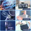 USB Mini-Handventilator – 2er Set, faltbar, LED-Display, 5 Produktbild-Vorschau 5