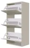 Selsey VELDIO - Wand-Schuhschrank mit 3 Klappen, Greige, 50 Produktbild-Vorschau 4