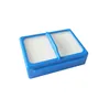 A blue vacuum cleaner filter on a white background. Produktbild-Vorschau