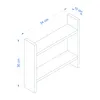 Skye Decor, Denver - Bianco, scaffali da cucina, bianco, 34 Anteprima dell’immagine prodotto 5