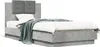 The Living Store Bettgestell mit Kopfteil und LED-Leuchten Produktbild-Vorschau 2