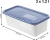 Rotho Gefrierdosen-Set Domino 3 x 1,2 l horizon blau Produktbild-Vorschau 3