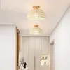 Rattan Hängelampe, E27 Deckenleuchte, Vintage Landhausstil, Produktbild-Vorschau 6