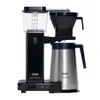 A black and silver MoccaMaster coffee maker with a thermal carafe, shown on a white background. Produktbild-Vorschau