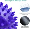 URAQT 3er Set Massagebälle Faszienball Igelball Spiked Produktbild-Vorschau 2