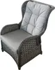 Gartensessel Relaxsessel COMFORT Polygeflecht ohne Hocker Produktbild-Vorschau 4