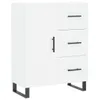 vidaXL Highboard Weiß 69,5x34x180 cm Holzwerkstoff Produktbild-Vorschau 7
