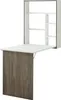A wall-mounted folding desk with a shelf unit. Podgląd zdjęcia produktu