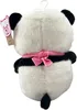 Kuscheltier Panda 25 cm mit rosa Halstuch – Weiches Produktbild-Vorschau 4