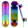 Suotu Mini-skateboard LED pour enfants, avec roues LED Voir les images du produit 1