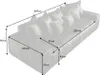 riess-ambiente Big Sofa ELEGANCIA 285cm moosgrün Microfaser Produktbild-Vorschau 13