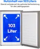 MEDION Gefrierschrank (103L Fassungsvermögen, Less Frost, Produktbild-Vorschau 3