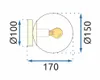 tooLight Deckenlampe APP1156-1C GOLD/WHITE Produktbild-Vorschau 8