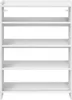 vidaXL Portascarpe bianco 60x25x81 cm Materiale a base di Anteprima dell’immagine prodotto 4