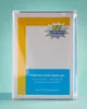 A clear plastic display case for Funko POP! figures is shown against a light blue background. Anteprima dell’immagine prodotto