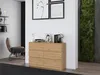 VBChome Kommode mit 6 Schubladen 120 x 30 x 75 cm Eiche Produktbild-Vorschau 9