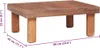 vidaXL Konferenčný stolík 60x45x23 cm Masívne staré drevo Náhľad obrázku produktu 4