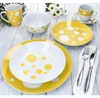 18szt serwis kawowy Pula żółte kropki porcelana 6 os. Podgląd zdjęcia produktu 6