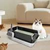 Katzenklo Edelstahl XL,Halbgeschlossen Katzenklo Edelstahl, Produktbild-Vorschau 2
