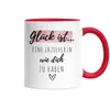 Glück Ist Eine Erzieherin Wie Dich Zu Haben Tasse Rot  Produktbild-Vorschau 2