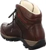 A single brown hiking boot shown from a rear-side angle against a white background. Voir les images du produit