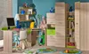 Komplett Jugendzimmer Kinderzimmer Set Bett Kleiderschrank Produktbild-Vorschau 6