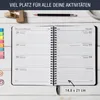 Kalender 2026 A5 Buchkalender – Hardcover Terminplaner mit Produktbild-Vorschau 5