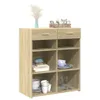 The Living Store Sideboard Sonoma-Eiche 80x42,5x93 cm Produktbild-Vorschau 4