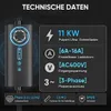 6/8/10/13/16 A, 11 kW, EVSE, EU EV typ 2, wallbox, nabíjecí Náhled obrázku produktu 10
