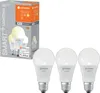 A product shot of a box of LEDVANCE smart light bulbs and three individual bulbs. Produktbild-Vorschau