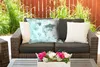 MuchoWow® Outdoor Kissen - Weltkarte - Zeitung - Blau - Produktbild-Vorschau 5