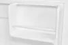 Close-up view of an empty white shelf or compartment. Produktbild-Vorschau