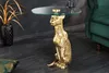 Odkladací stolík 60 cm, zlatý dizajn, moderný stolík do Náhľad obrázku produktu 3
