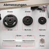 Hop-Sport Gusseisen Kurzhanteln Set - Kurzhantel Set 30kg Produktbild-Vorschau 3