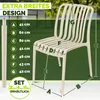 tillvex® Gartenstühle 2er Set Stapelbar Wetterfest | Produktbild-Vorschau 2