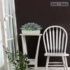 KOTARBAU® Céramique Pot de fleurs allongé intérieur blanc Voir les images du produit 8
