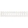 vidaXL Hochbeet Lattenzaun-Design Weiß 150x30x30 cm Produktbild-Vorschau 4