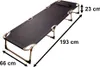 Faltbares Wanderfeldbett Kanada 193 cm grau Produktbild-Vorschau 3
