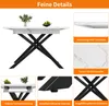 A collage of images showcasing the details of a dining table. Anteprima dell’immagine prodotto