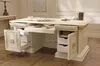 Casa Padrino Luxus Barock Massivholz Konsole Weiß / Gold Produktbild-Vorschau 2