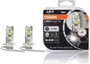 Product packaging for LED car lamps, with two lamps shown next to the packaging. Produktbild-Vorschau