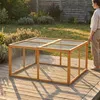 Mucola bouda pro malá zvířata 120x120x59 cm dřevěný výběh Náhled obrázku produktu 7